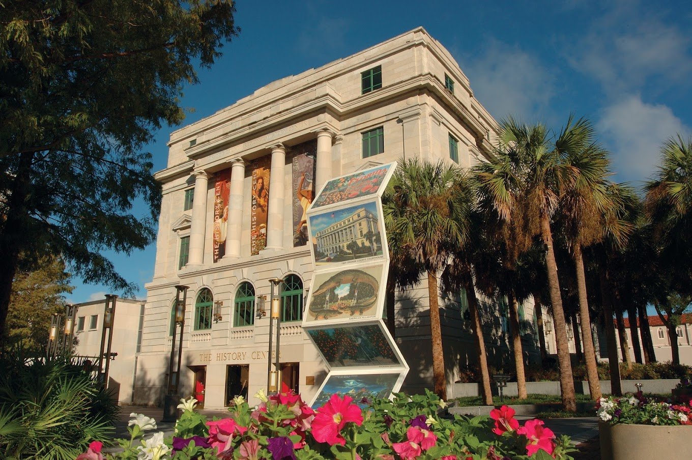 outside of history center building
